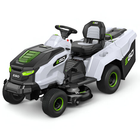 Ego Power+ – Tondeuse autoportée sur batterie 56V – Largeur de coupe 98 cm – Bac arrière 300 litres – Moteur sans balai pour durabilité