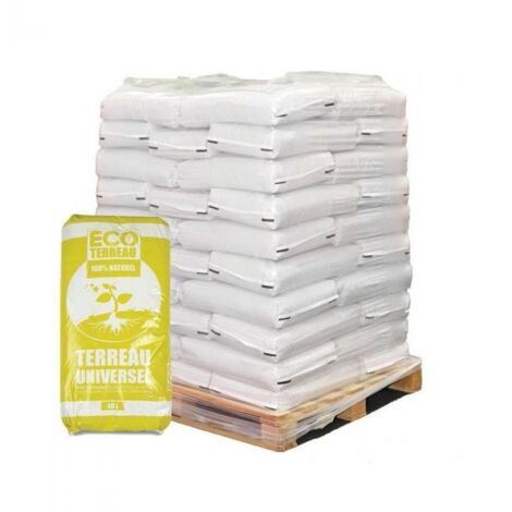 Terreau économique universel 100% naturel 60 sacs de 40 litres pour fleurs arbustes