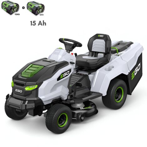 Tracteur de tonte électrique EGO, Pack 15Ah avec chargeur mural 1600W, Coupe mulching 98 cm - TR3801E-B (1/5)