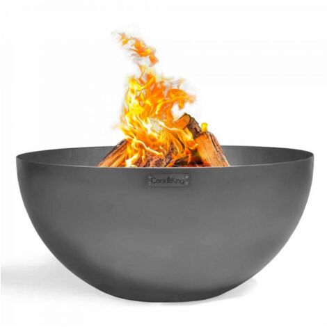 Bol à feu DALLAS, 85cm de diamètre, acier naturel, CookKing, 111294