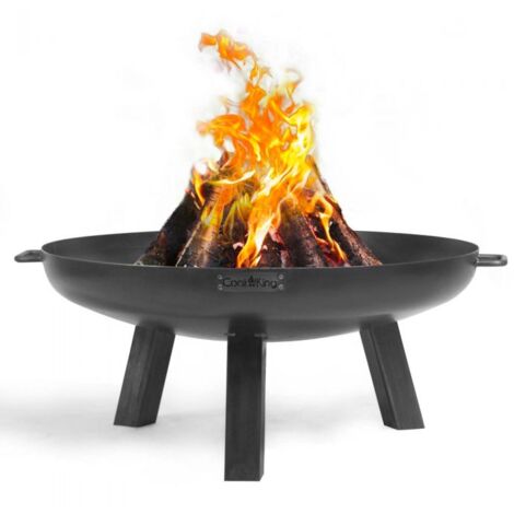 Braséro extérieur POLO, acier naturel, 60cm de diamètre, CookKing, 111256 (1/5)