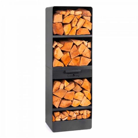 Rangement à bûches VENTO, pour cheminée , 150x80x30cm, CookKing, 333246 (1/4)