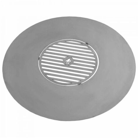 Plaque de cuisson en acier inoxydable 82cm pour braséro – Compatible avec grille 40cm – 222405