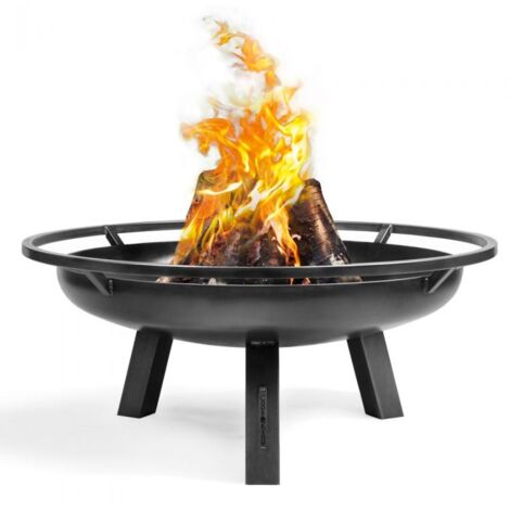 Braséro de jardin en acier 60-100 cm – Bol en acier épais 2 mm – Finition soignée – Structure stable et solide