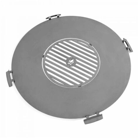 Plaque inoxydable pour braséro, grille 50cm, 4 poignée, CookKing, 222414 (1/2)