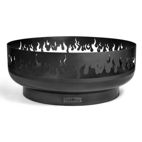 Braséro de jardin FIRE, acier naturel, 80cm de diamètre, CookKing, 111282