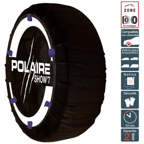 Chaussette neige hiver ultra résistante montage facile pour pneu 275/35R20 POLAIRE 0S84-S7IA-47 (1/3)