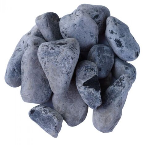 Paillage minéral Galet marbre noir 24-40mm, filet de 20kg - F-PAI068 (1/4)