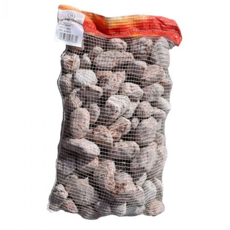 Paillage minéral Galet marbre rouge 40-60mm, sac 20kg - F-PAI071 (1/3)