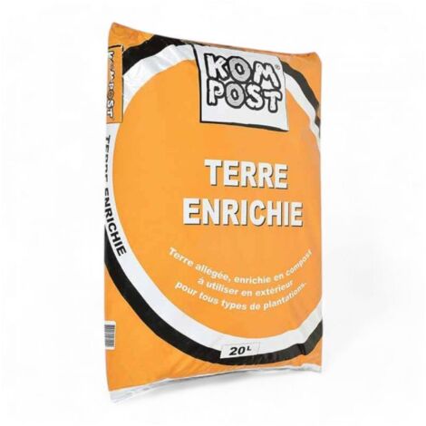 Racine – Mélange de terre végétale enrichie pour bacs et jardinières 20L – Rétention d'eau 526 ml/l – Texture souple sans pierres – PRO95