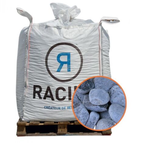 Galet marbre gris Nevada 25-40mm, Big bag 500 kg - F-PAI075 (1/3)