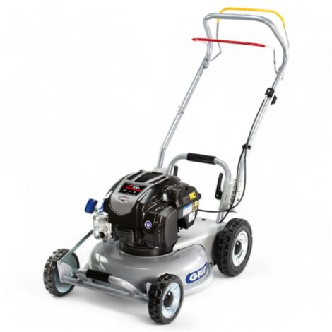 Tondeuse thermique tractée 163 cm³ – Démarrage Ready Start – Largeur de coupe 46 cm – Pour jardins jusqu'à 1200 m² – Système Mulching - HM46A