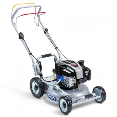 Tondeuse thermique 163 cm³ – Démarrage électrique – Mulching avancé – Surface jusqu'à 1200m² – Traction mono boîtier aluminium – Pente 20° - HM46A-IS