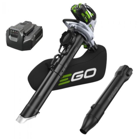 Souffleur aspirateur broyeur 3 en 1 56V sans fil, avec batterie 5Ah et chargeur - EGO LV5004E (1/4)