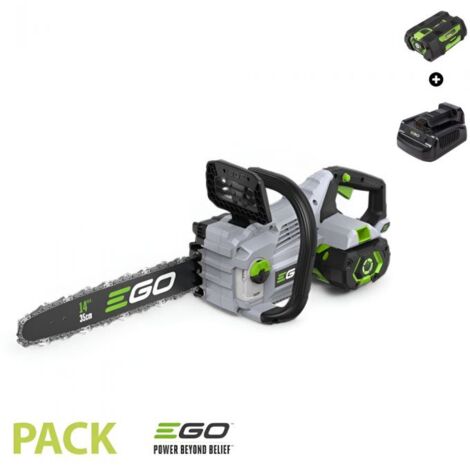 PACK Tronçonneuse électrique 35 cm avec batterie 2,5Ah et chargeur- EGO POWER CS1411E