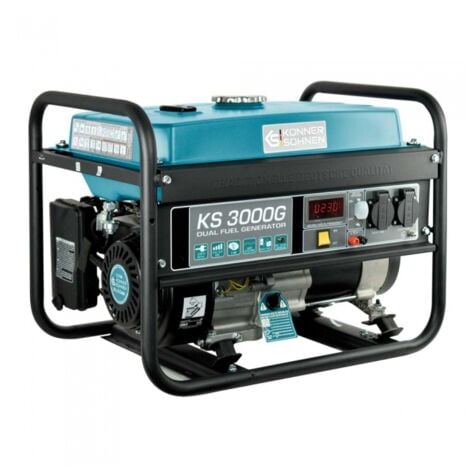 Générateur à essence/gaz 3kW avec système AVR - Könner & Söhnen KS 3000G