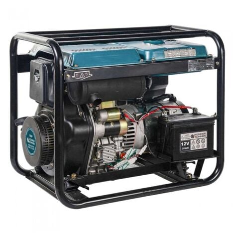 Générateur diesel Euro 5 boitier ATS intégré puissance 6500W "Könner & Söhnen" KS 9100HDE-1/3 ATSR