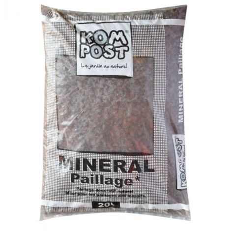 Paillage minéral en pouzzolane rouge 7/15mm, sac de 20l - KOM31 (1/4)