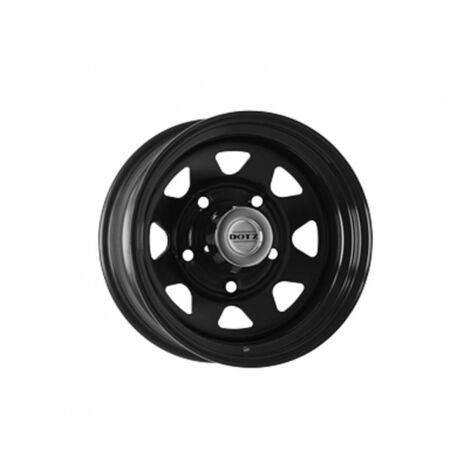 Jante DOTZ Acier Extreme dark 16 pouces - 5 Trous - 7x16 5x165,1 ET-30 AL122,5 (1/2)