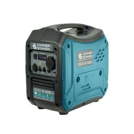 Groupe électrogène anti-bruit inverter 2000W, autonomie 6h - Könner  Söhnen KS 2000i S