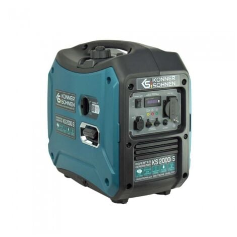 Groupe électrogène anti-bruit inverter 2000W, autonomie 6h - Könner  Söhnen KS 2000i S