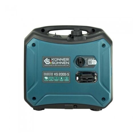Groupe électrogène anti-bruit inverter 2000W, autonomie 6h - Könner  Söhnen KS 2000i S