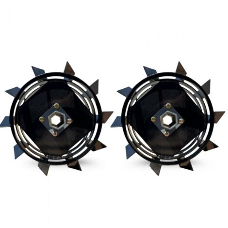 Paire de roues métalliques 4.00-8 axe 32 mm pour motoculteur toute marque – DAEWOO DAACC-116-23