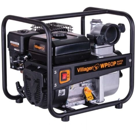 Pompe à eau thermique 212cm3 5,6cv débit 36000 l/h Villager WP36P