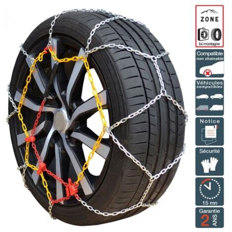 Chaîne neige maillons acier ultra résistante pour pneu 200/60R365 POLAIRE 0070-PR9C-23 (1/5)