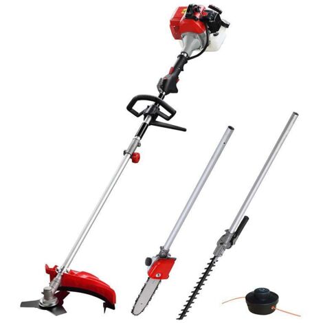 Débroussailleuse thermique 4 en 1 33cm³ – Moteur 2 temps – Alimentation essence – Pour débroussaillage et taille de haies – LE26331DP – LEA