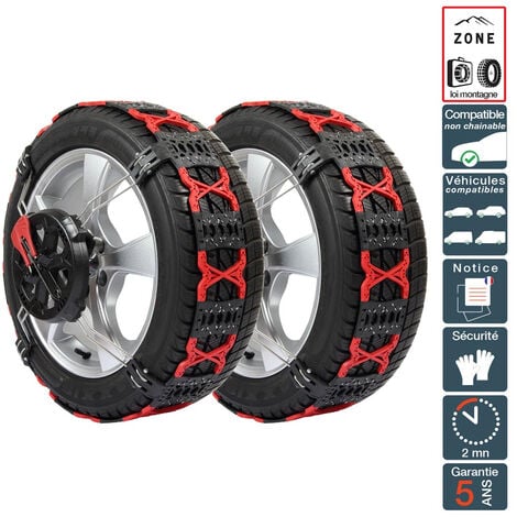 Chaine neige vehicule non chainable POLAIRE GRIP 215/55R17 245