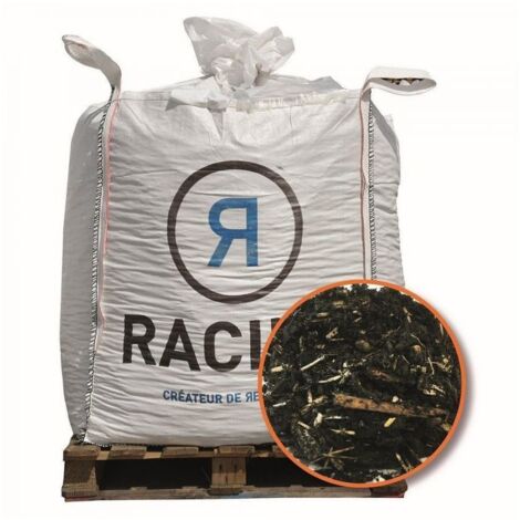 Racine – Paillage organique 100% naturel pour potager – Big bag 500 litres – Rétention d'humidité et suppression des mauvaises herbes