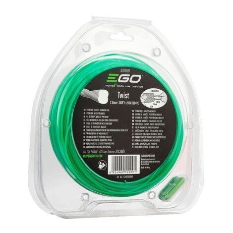 Bobine fil débroussailleuses 2 mm 50 mètres Ego Power AL2050T (1/2)