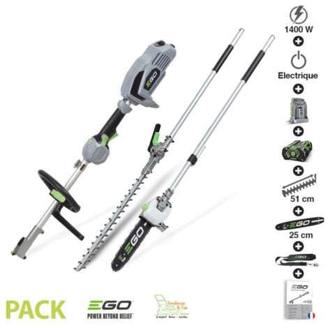 Ego Power+ – Pack élagage entretien arbres et haies – Outil électroportatif 56V – Moteur 1400W – Batterie lithium 2,5Ah et chargeur rapide inclus (1/5)