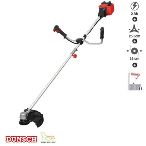 Texas – Coupe-bordure à batterie 33 cm – DU22040BP – Moteur brushless 640 W – Arbre divisé pour rangement facile – Pour herbes sèches (1/2)