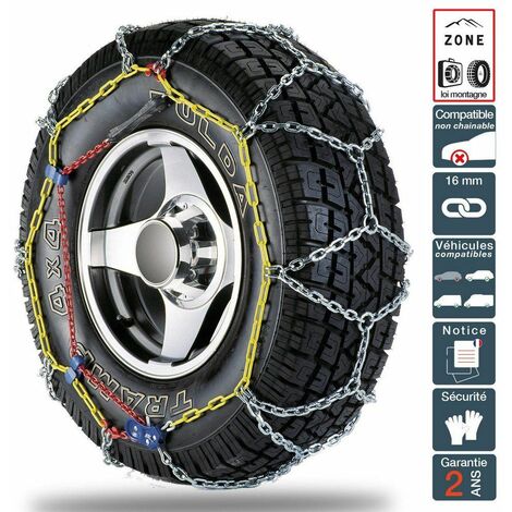Chaines neige manuelle 9mm 215/65 R16