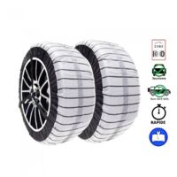 Chaussettes à Neige Pour Pneus 255/35 R21 - 1 Paire = 2 Pièces Antidérapantes Agréées - Pour Voiture, SUV, 4x4, Van - Conduite Sur Neige Et Verglas