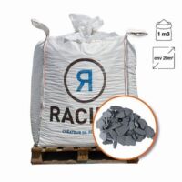 Racine – Paillage minéral ardoise grise 40/70 – Big bag 800 litres – Pour 20m2 – Densité élevée pour protection optimale des plantes