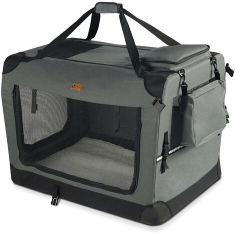 VOUNOT Borsa Trasportino per Cani M Grigio