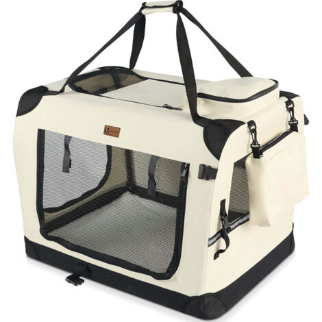 VOUNOT Borsa Trasportino per Cani XL Beige