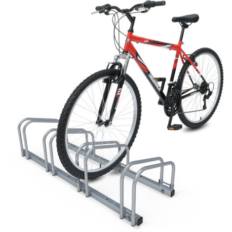 VOUNOT Soporte para Aparcar 4 Bicicletas, Aparcamiento Estacionamiento para Bicis