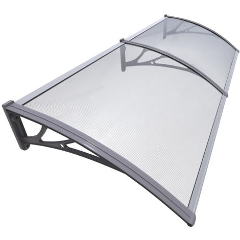 VOUNOT Marquesinas Exterior para Puertas y Ventanas Tejadillo de Protección, 200 x 80 cm