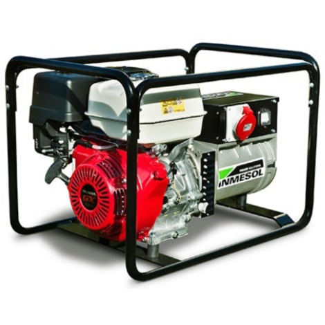 Generador eléctrico HONDA 4800w (6 kVA) 400-230v Trifásico Gasolina Grupo electrógeno INMESOL AH-