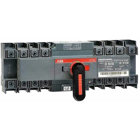 Conmutador Motorizado ABB OTM100 para conmutacion 100A/4P 230V AC1 (1SCA120098R1001)