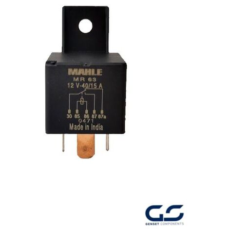 Relé RLP/52-12 12V 40A MOD. MAHLE MR63 (CONMUTADO) (RLP/52-12)