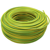 Cable Eléctrico Flexible 70 mm (1 metro) Tierra (Color: verde-amarillo) HV07V-K