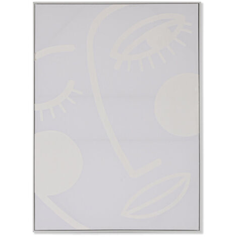 Cuadro Lienzo Foam 103X4,5X143 Cara Abstracto 3D CU209603 (1/4)