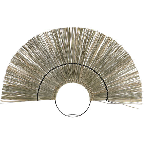 Pantalla Fibra Metal 70X6X45 Natural Marron LA196949 (1/4)