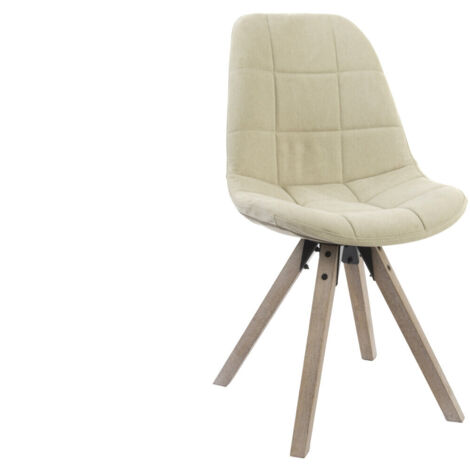 Silla Poliester Algodon 47X55X85 Natural Beige MB139138 (1/4)