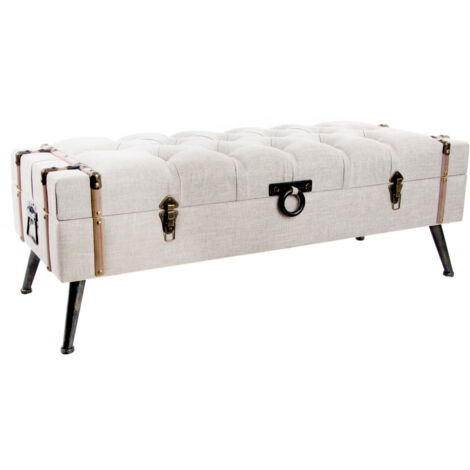 Descalzadora Lino Mdf 122X47X43 Beige MB131132 (1/4)